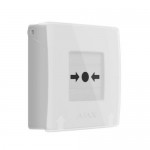 Бездротова програмована кнопка Ajax ManualCallPoint (White) Jeweller з механізмом скидання